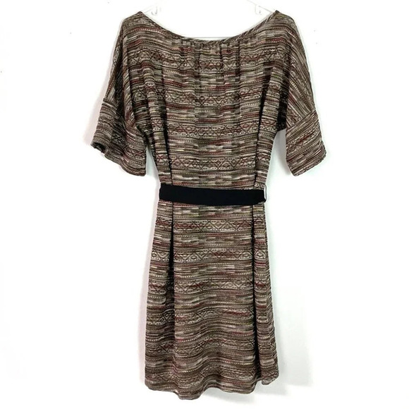 Patterson J Kincaid Earthy Tunic Dress Womens Size Small Tan Multi Multicolored - Picture 3 of 13